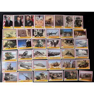 1991 Pacific Desert Shield Cards Complete Set 110 Gulf War Military Cards
